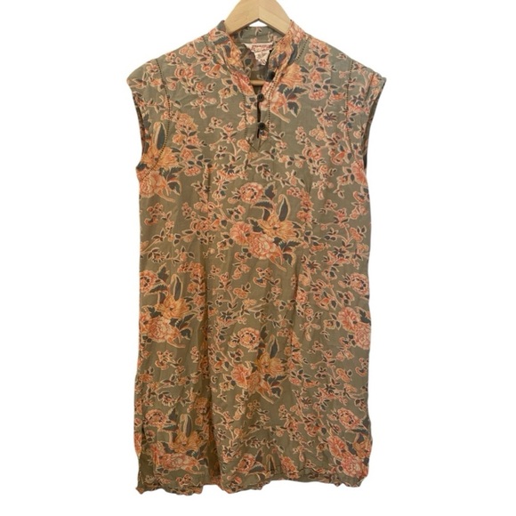 April Cornell Vintage Womens 90s Floral Baby Doll Mini Dress - Picture 4 of 5